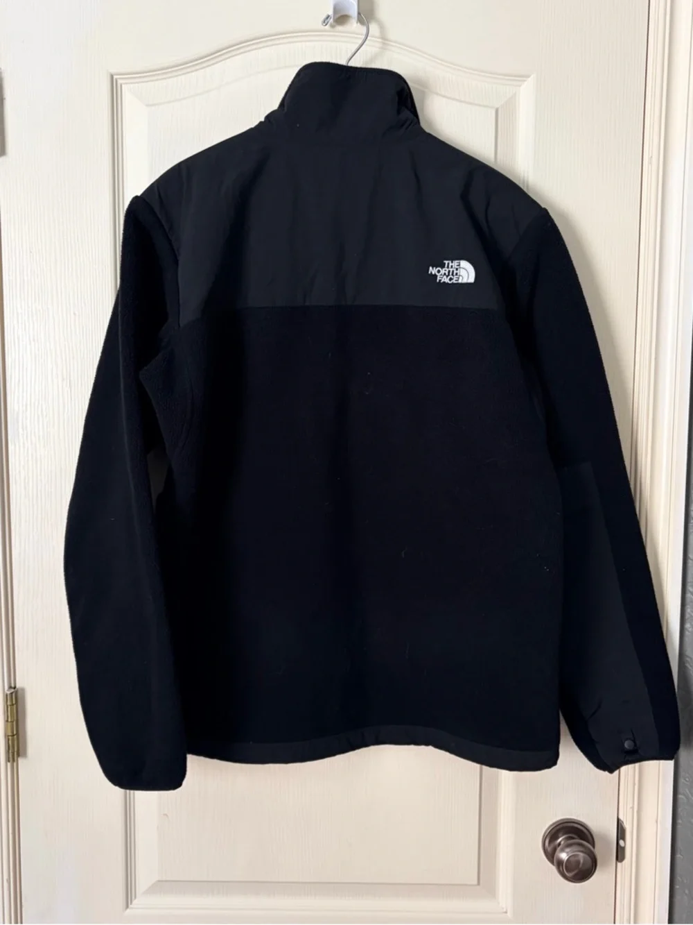 THE NORTH FACE black retro denali fleece two tone jacket mens, Medium
